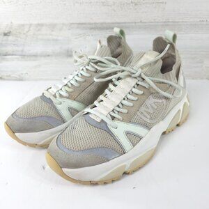 MK MICHAEL KORS LUCAS SNEAKERS Shoes MEN'S Size 10 M Lace Up GRAY Athletic SHOES